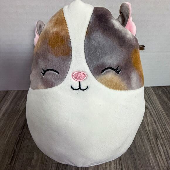Original Squishmallows 2022 Calico Cat Plush Jazwares Kellytoy Guinea Pig - Picture 1 of 4